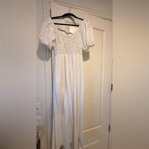Topshop White Maxi Dress
